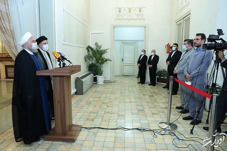 گزارش تصویری دیدار روحانی با رئیسی